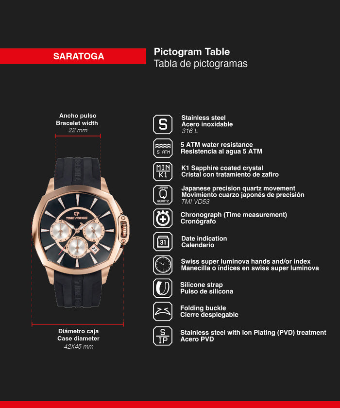 time force Saratoga Promoción trimestral