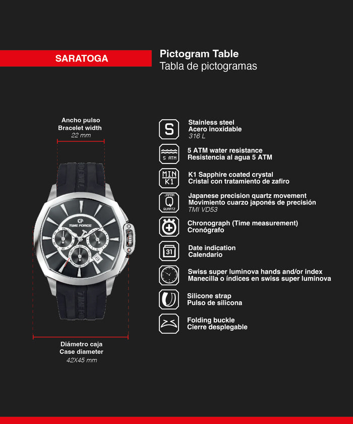 time force Saratoga Solo queda un día
