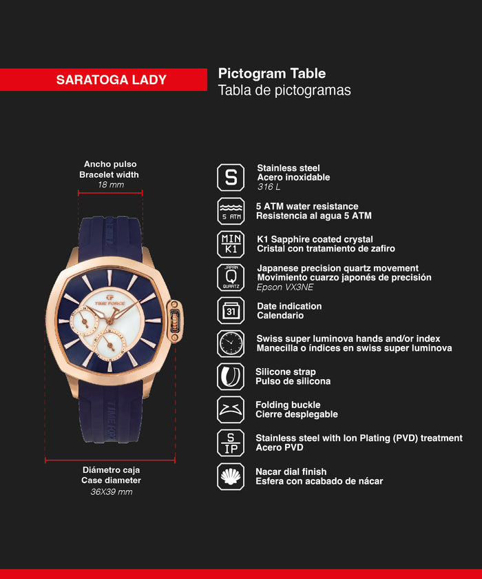 time force Saratoga Lady Ahorra y exporta