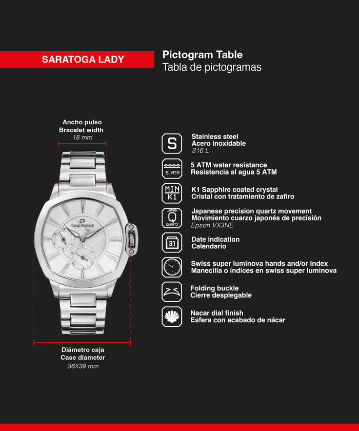 time force Saratoga Lady Precios de Black Friday