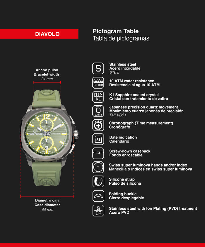 time force Diavolo Precio ultrabajo