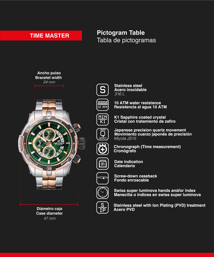 time force Time Master Ventas relámpago
