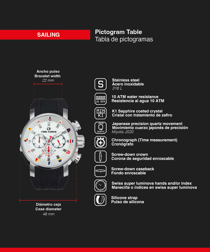 time force Sailing Rebajas top
