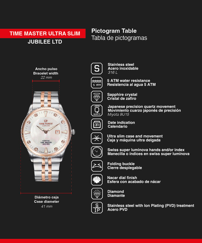 time force Time Master Ultra Slim Jubilee Outlet