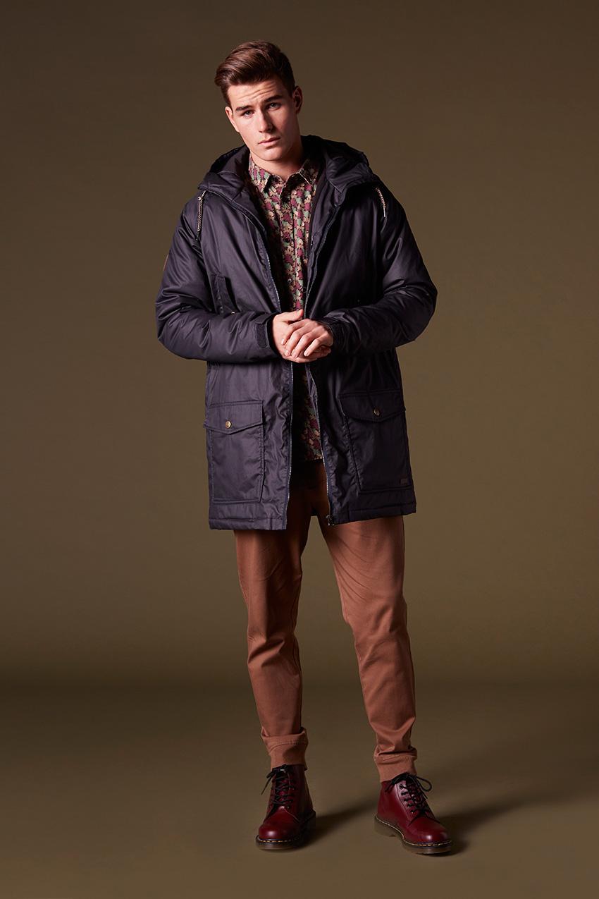 ﻿tiwel Parka Daka Faded Black Rebajas online