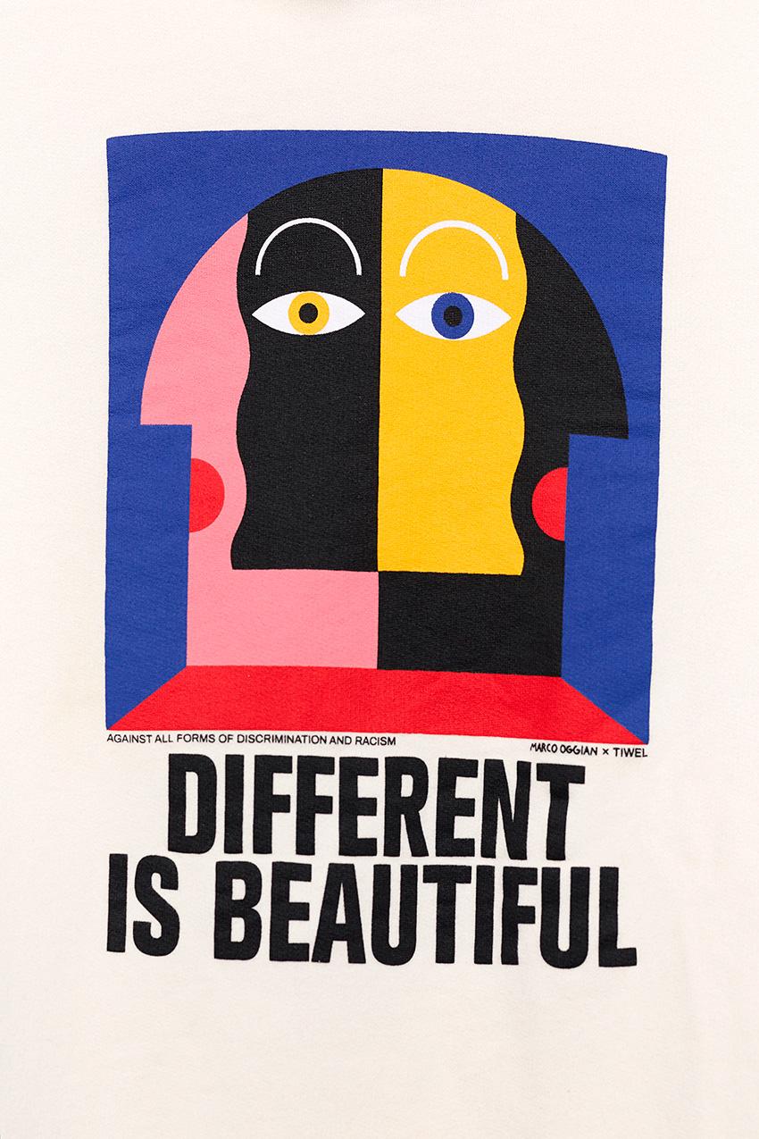 tiwel Sudadera Different by Oggian Ofertas especiales