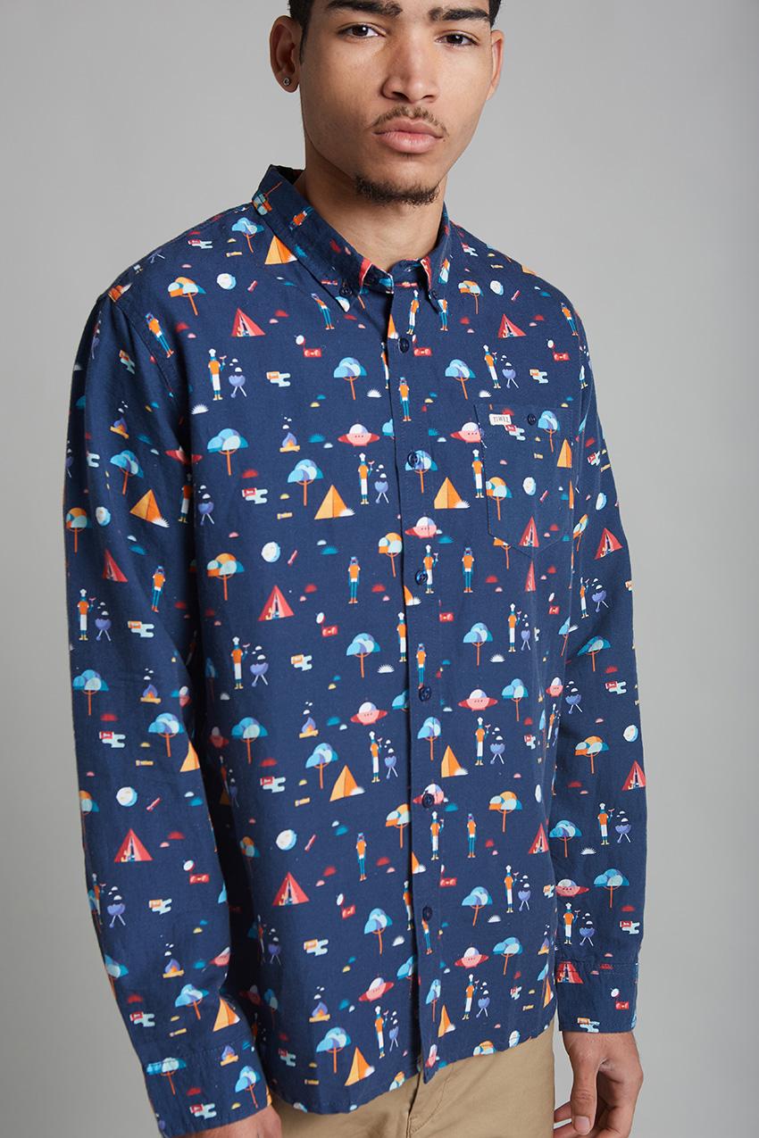 tiwel Camisa AlienPicnic by María Diamantes Rebajas baratas