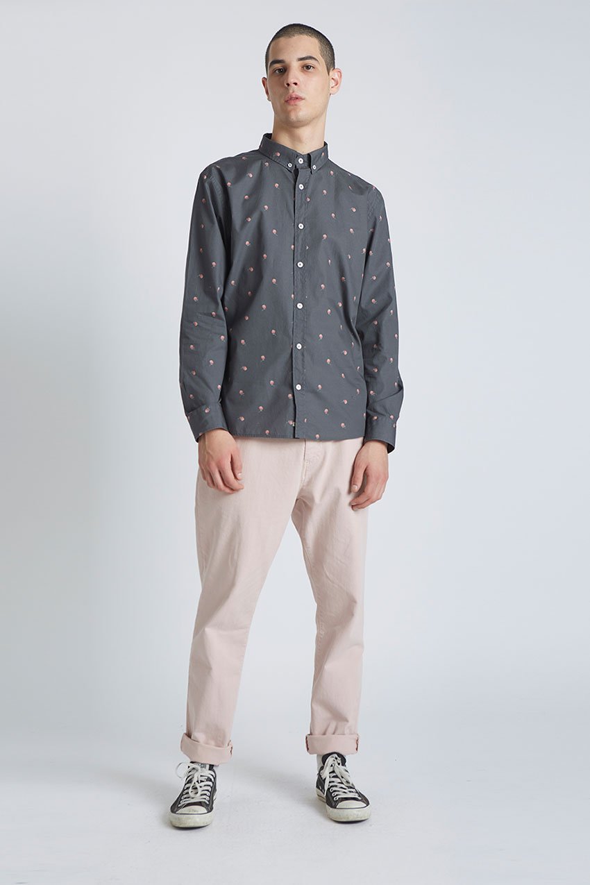 tiwel Camisa Thorn Faded Black Tienda