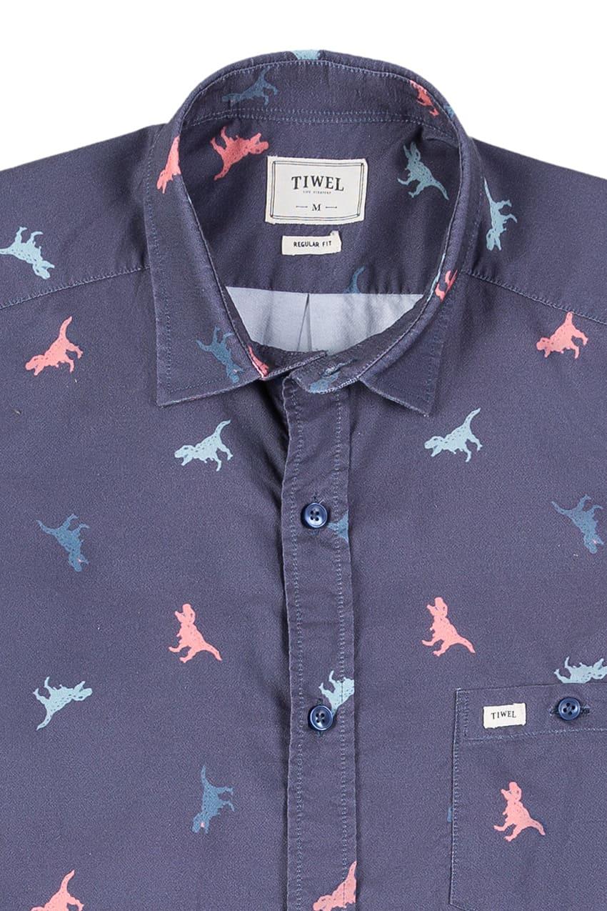 tiwel Camisa Docus Dark Graphite Rebajas top