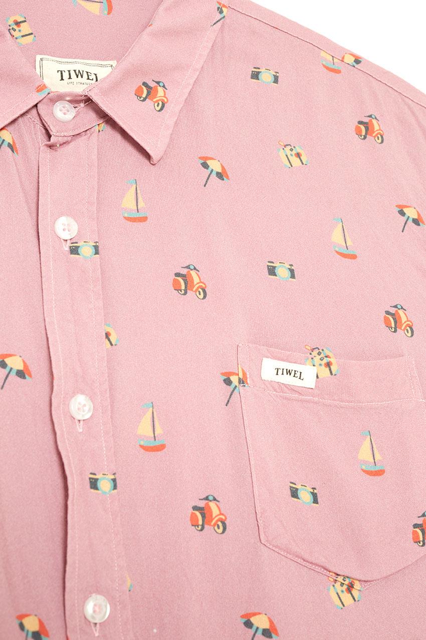 tiwel Camisa Travellers Mejor oferta
