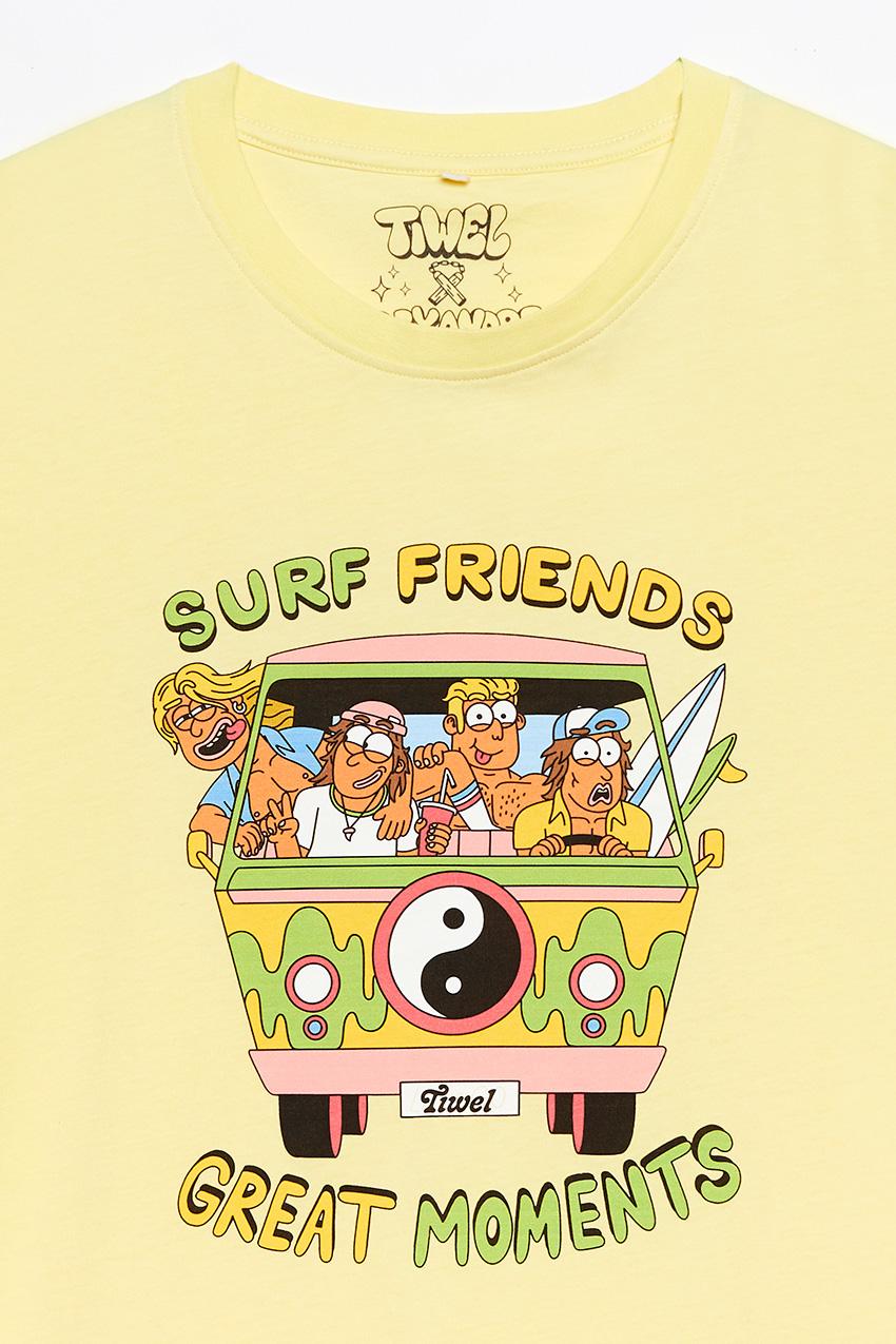 tiwel Camiseta Surf Van by Alexandre Nart Rebajas