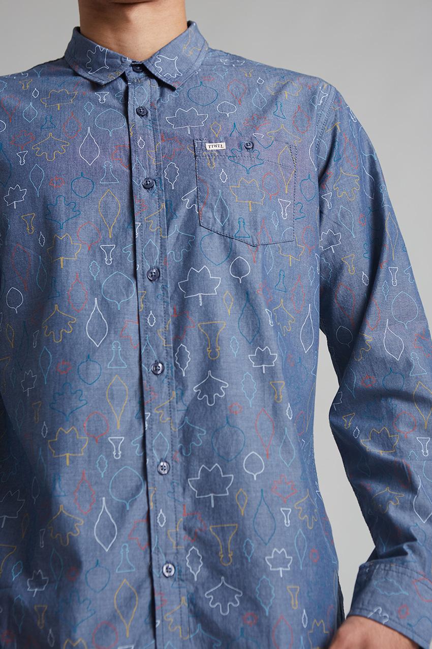 tiwel Camisa Leavedraw by María Diamantes Grandes descuentos
