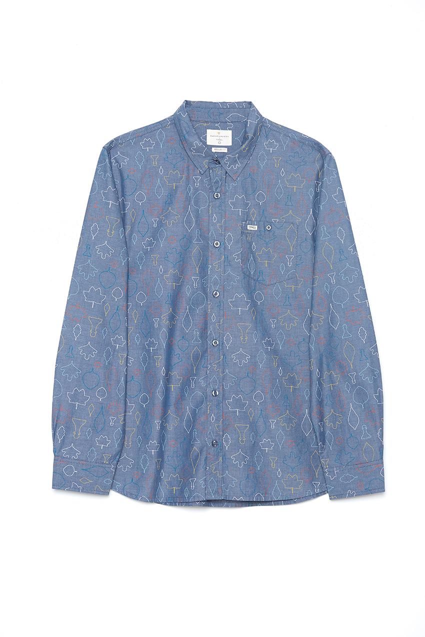 tiwel Camisa Leavedraw by María Diamantes Grandes descuentos