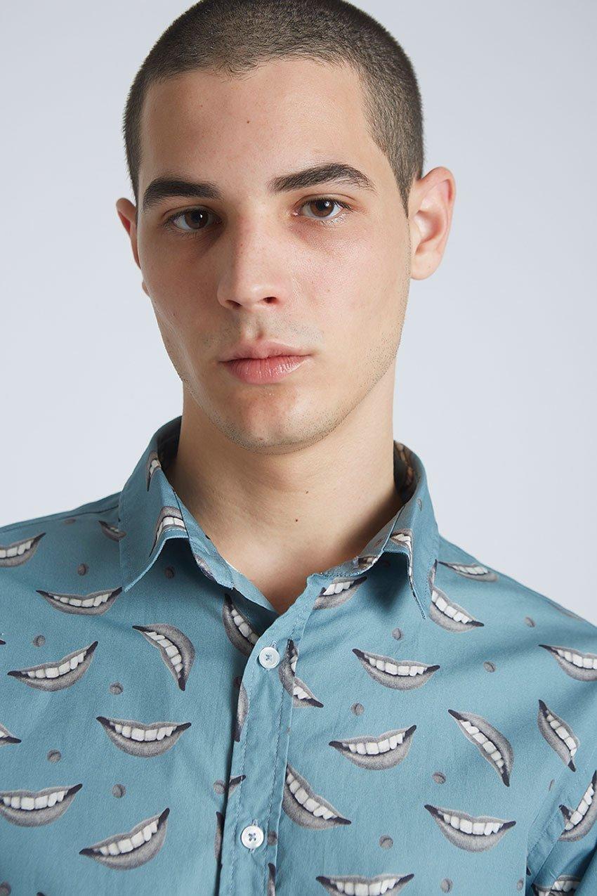 tiwel Camisa White Teeth by Erre Gálvez Envío internacional gratuito