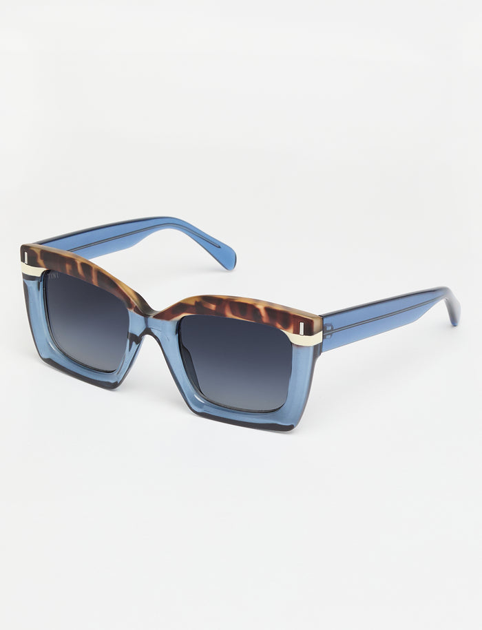 tiwi MALI Tricolor Vintage Tortoise/Blue/Beige Oferta especial