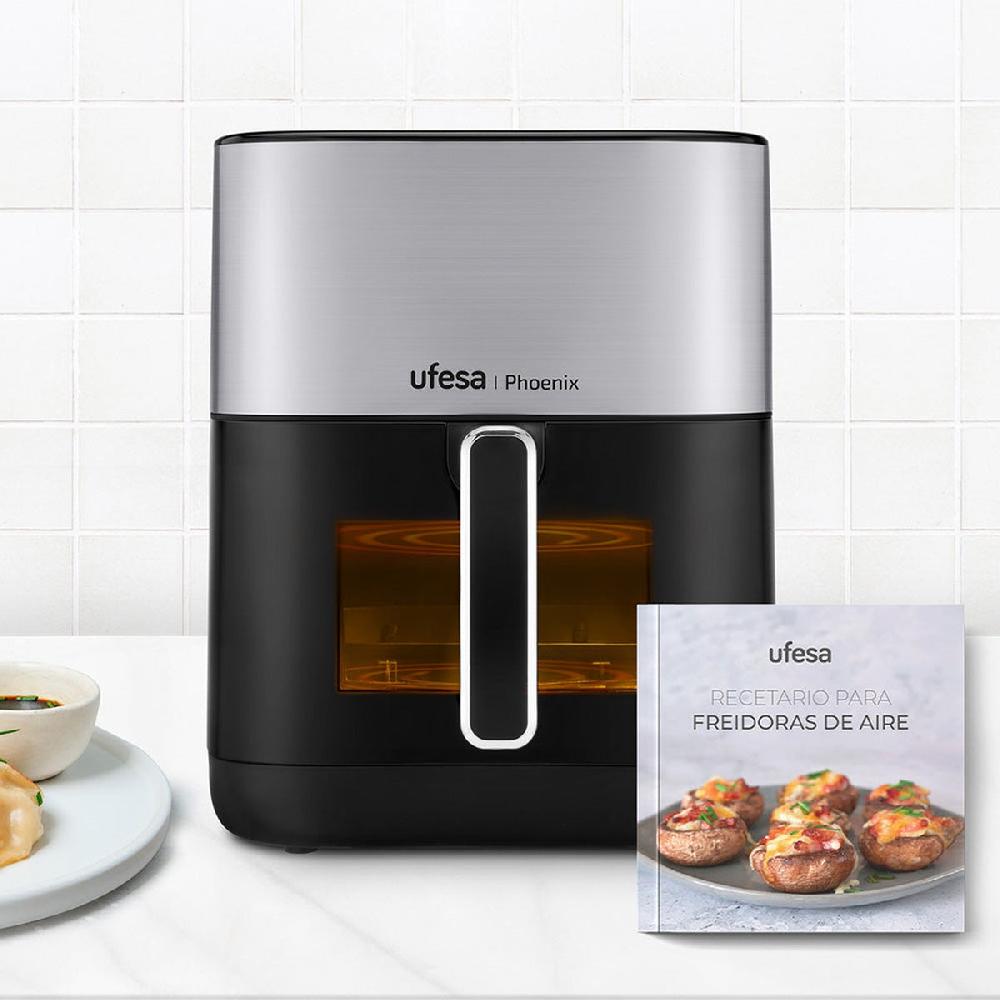 ﻿ufesa Freidora de aire 6L Phoenix con vapor y doble resistencia Rebajas online