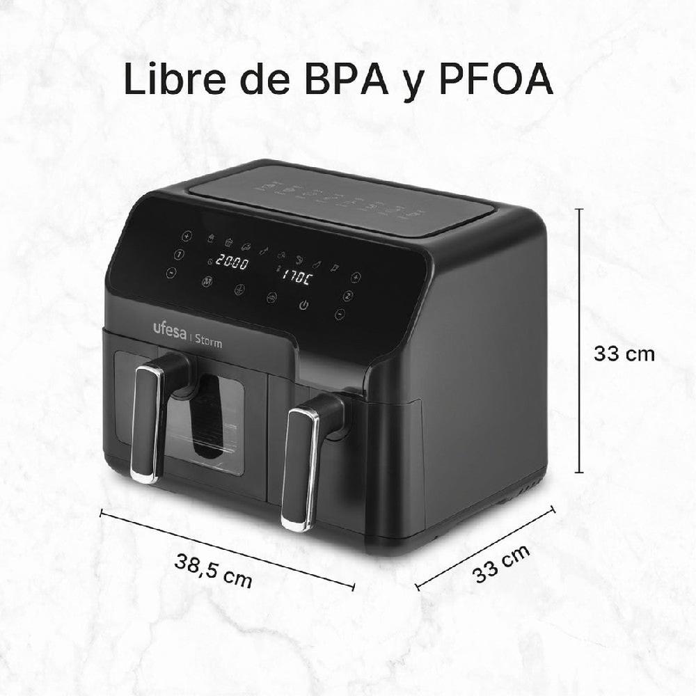 ufesa Freidora de aire doble cubeta 5.5L + 3.5L Storm Rebajas top
