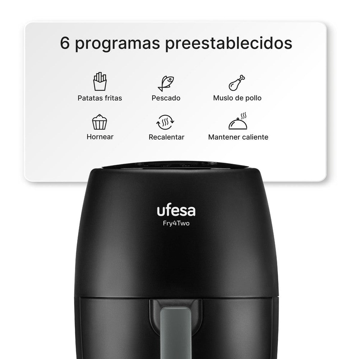 ufesa Freidora de aire digital 2L Fry4Two Promoción por tiempo limitado