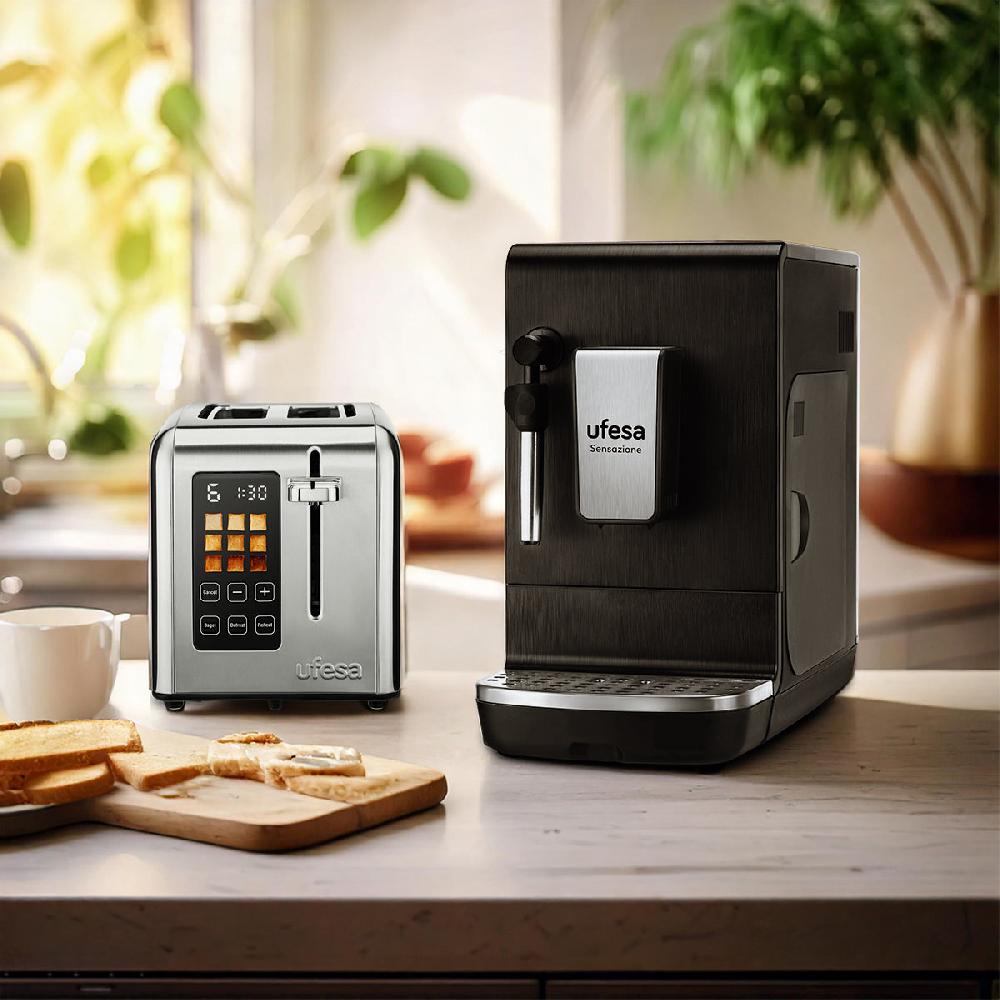 ufesa Pack Cafetera Sensazione + Tostador digital Perfect Toaster Oferta exclusiva