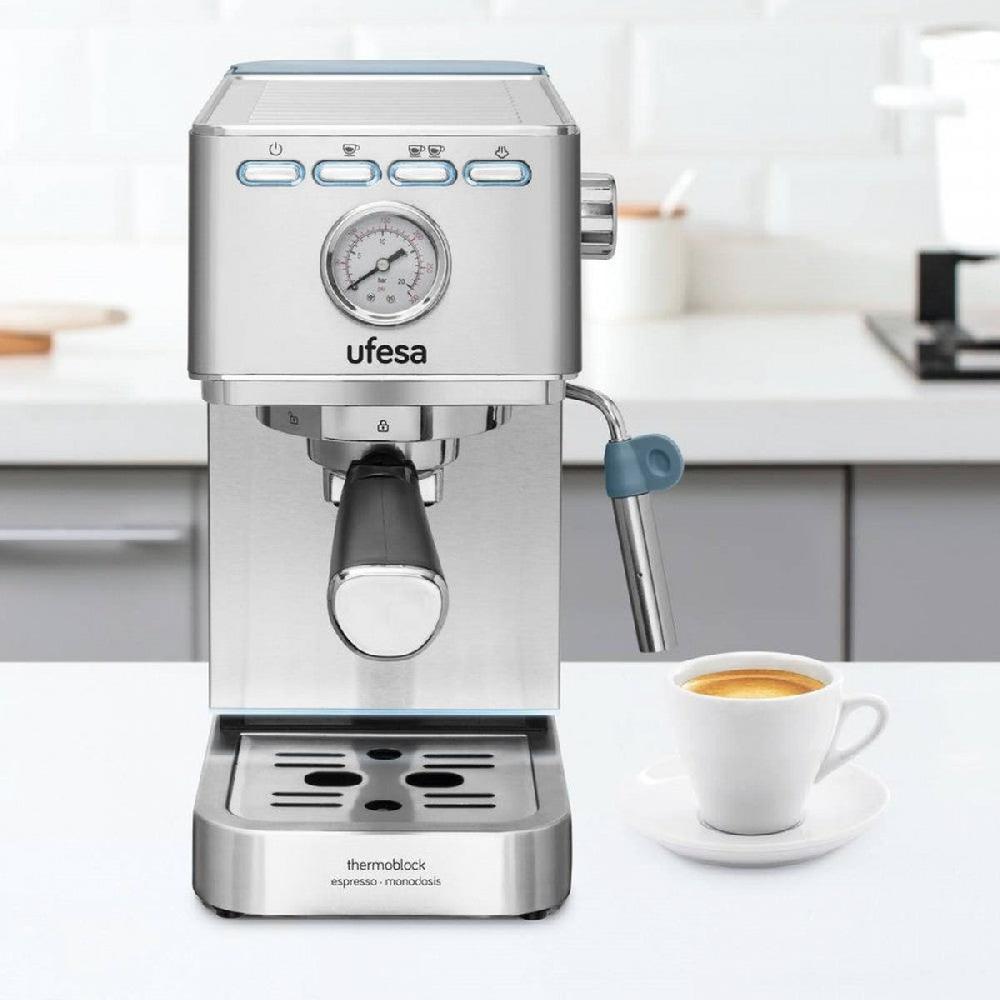 ufesa Pack Cafetera Espresso Milazzo + Tostador digital Plus Delux Última moda