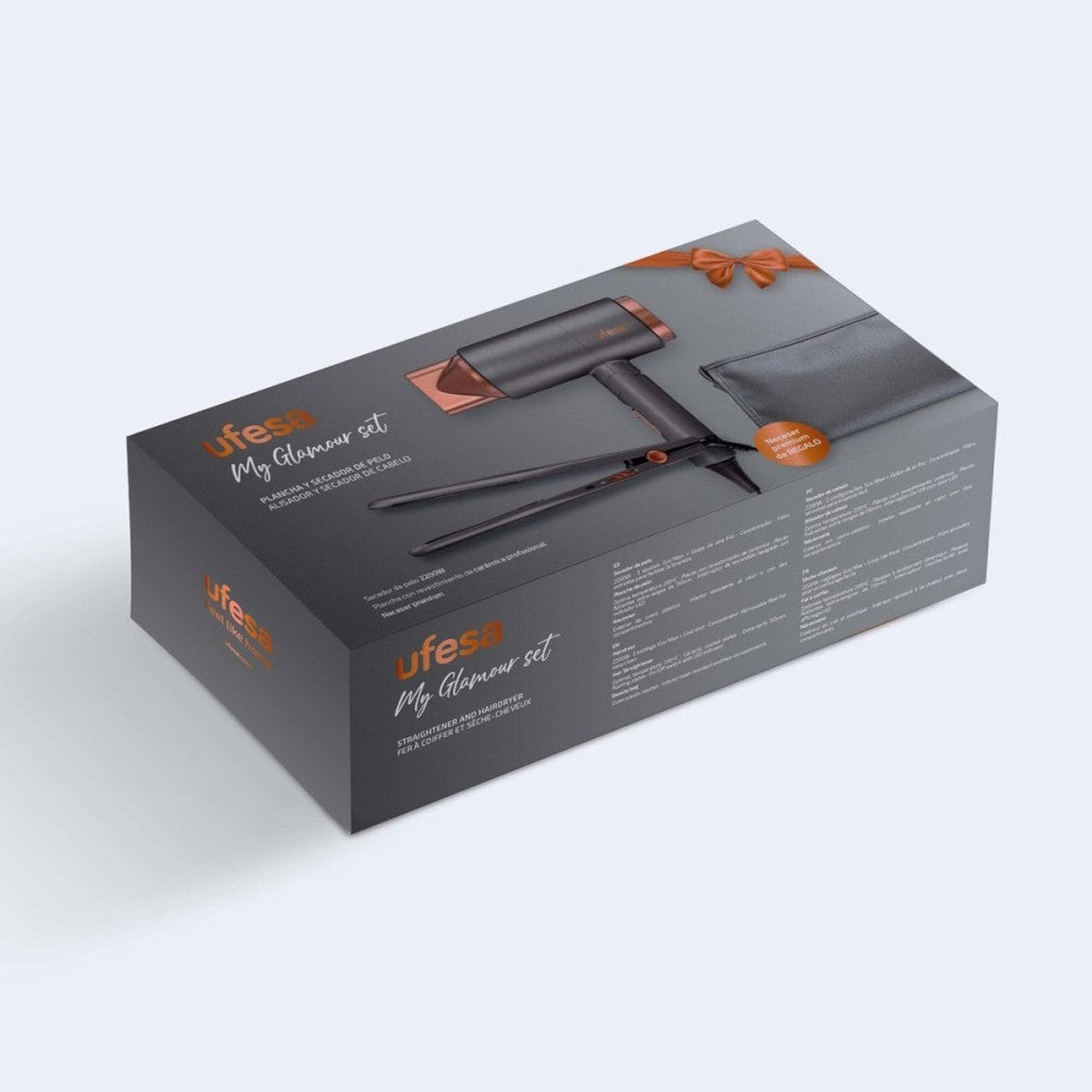 ufesa Pack secador + plancha My glamour set En oferta