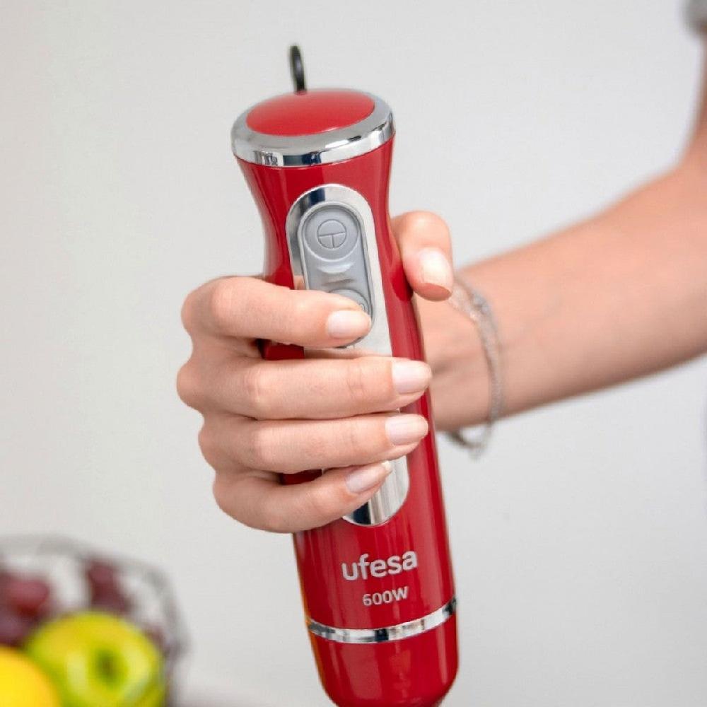 ufesa Batidora de mano BP3443 Rouge 600W con accesorios Oferta especial