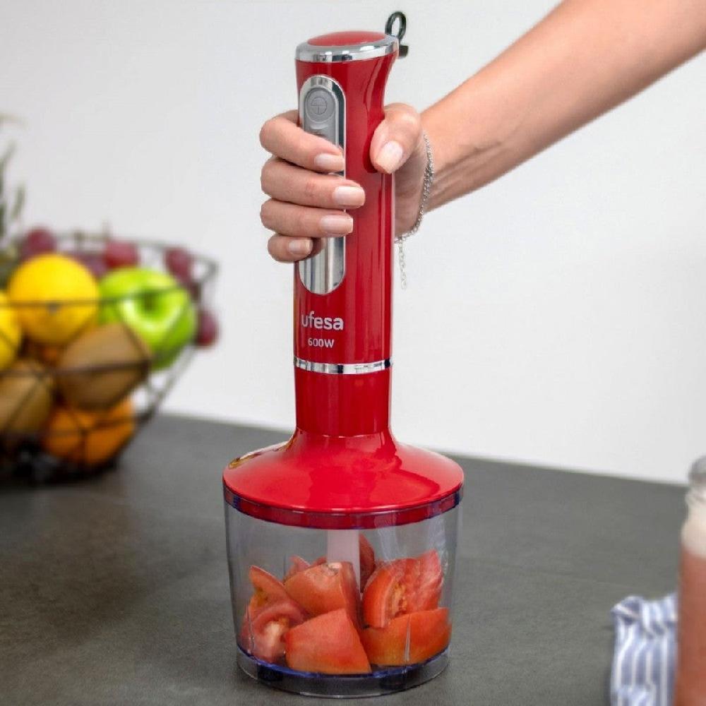 ufesa Batidora de mano BP3443 Rouge 600W con accesorios Oferta especial