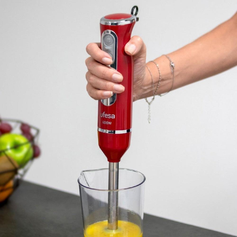ufesa Batidora de mano BP3443 Rouge 600W con accesorios Oferta especial