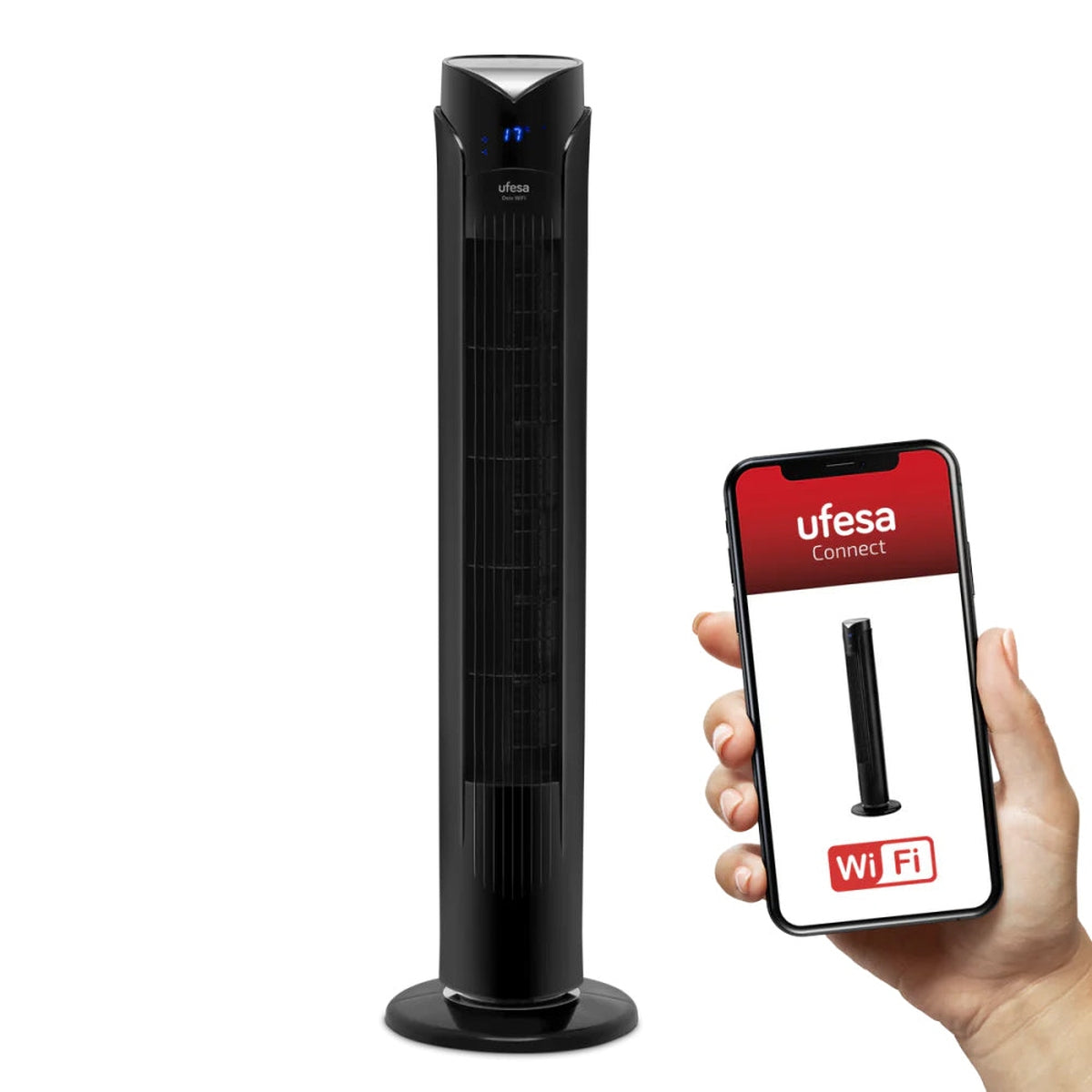 ufesa Ventilador de torre Oslo WiFi