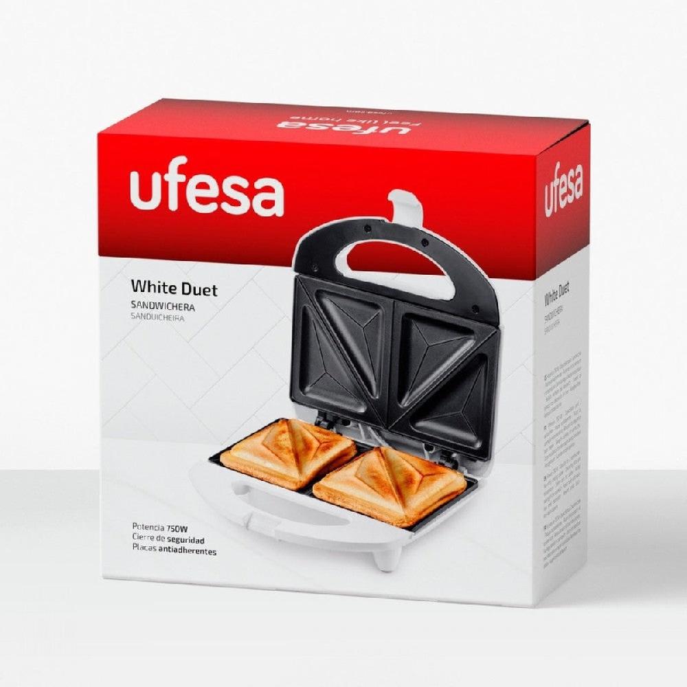 ufesa Sandwichera Inox White Duet Rebajas