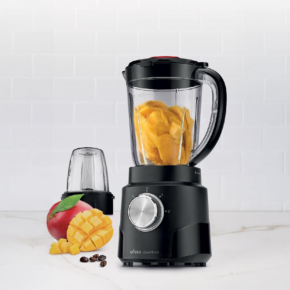 ufesa Batidora vaso 600W Coral Black Limitado a 3 días