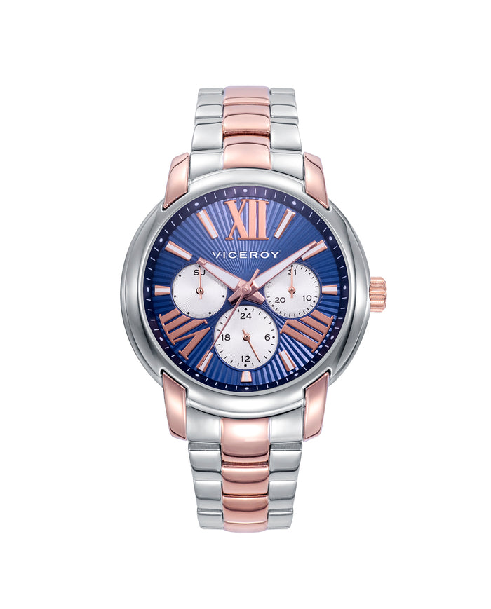 ﻿viceroy Reloj de mujer colección CHIC multifunción de acero bicolor