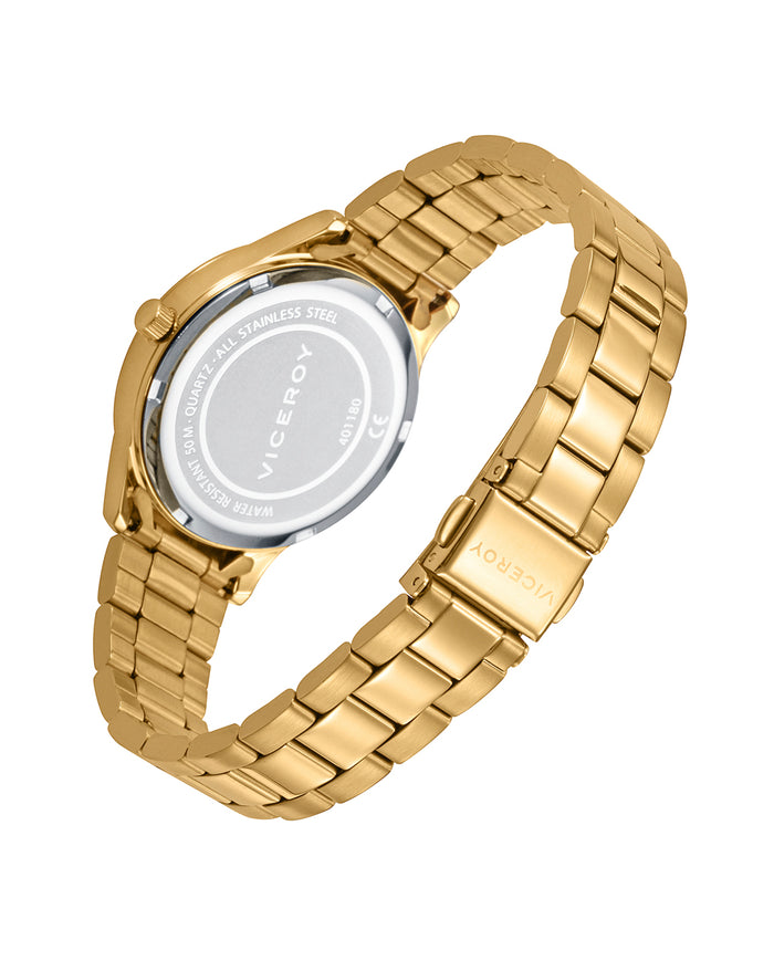viceroy Reloj de mujer Grand con caja y brazalete de acero Ip dorado Últimos 2 días