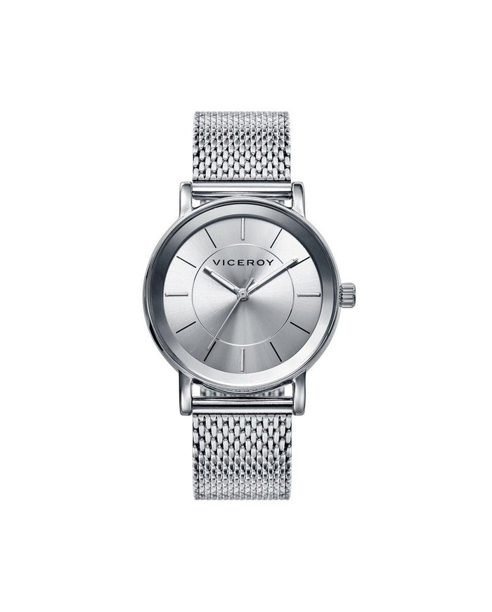 viceroy Reloj de mujer Air de acero y esfera plateada