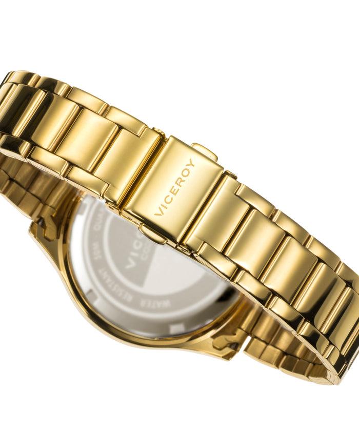 viceroy Reloj de mujer Chic multifunción de acero con IP dorado Ahorra y exporta