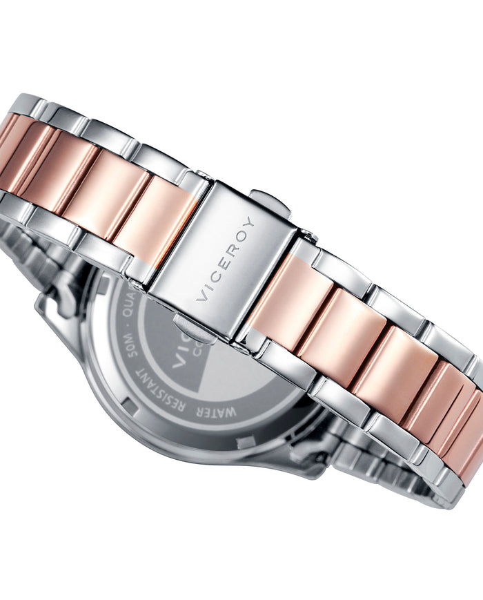 viceroy Reloj de mujer Chic multifunción de acero con IP rosa Precios de Black Friday
