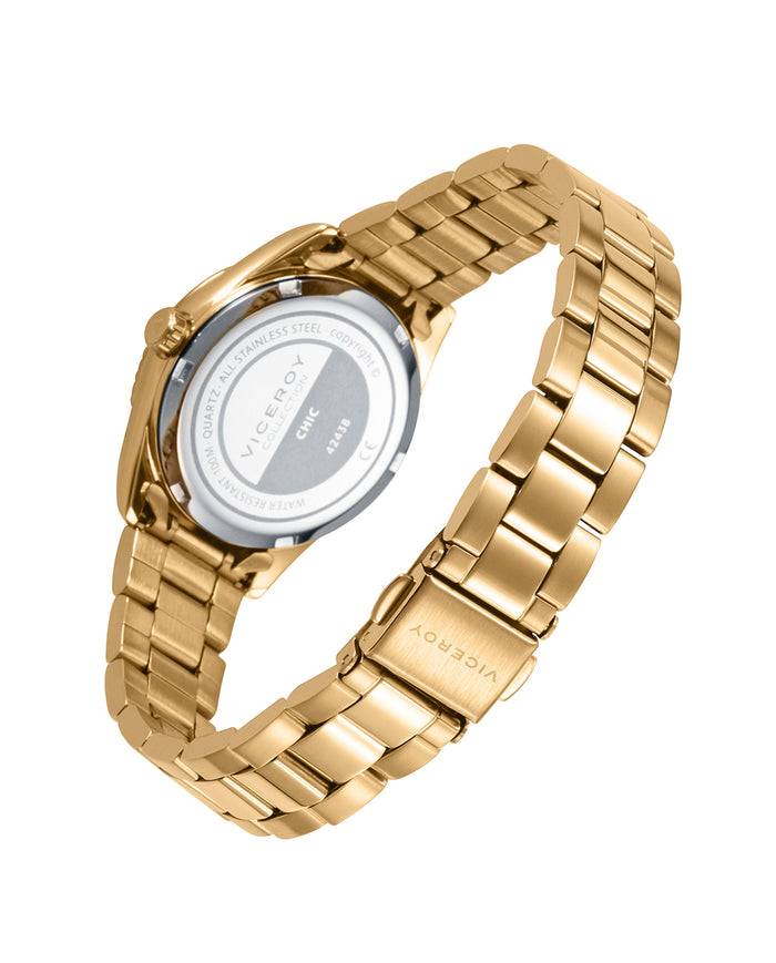 viceroy Reloj de mujer Chic con caja y brazalete de acero Ip dorada En oferta