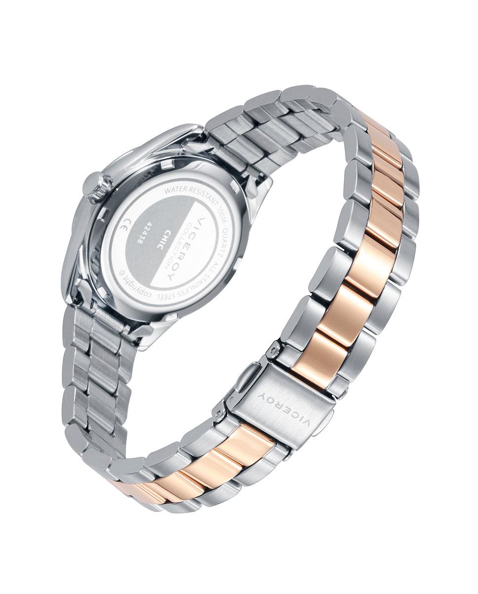 viceroy Reloj de mujer Chic con caja y brazalete de acero bicolor Oferta exclusiva