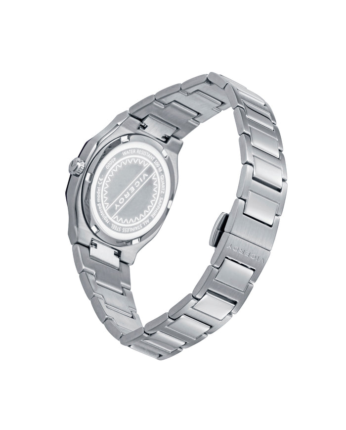 viceroy Reloj colección Laura Escanes caja de acero con doble bisel en acero e Ip negro con cristal zafiro 10 atm y brazalete de acero con movimiento cuarzo Ofertas especiales