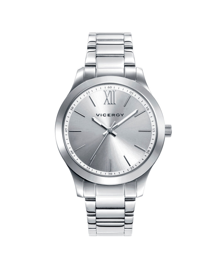 viceroy Reloj de mujer Chic de acero y esfera plateada