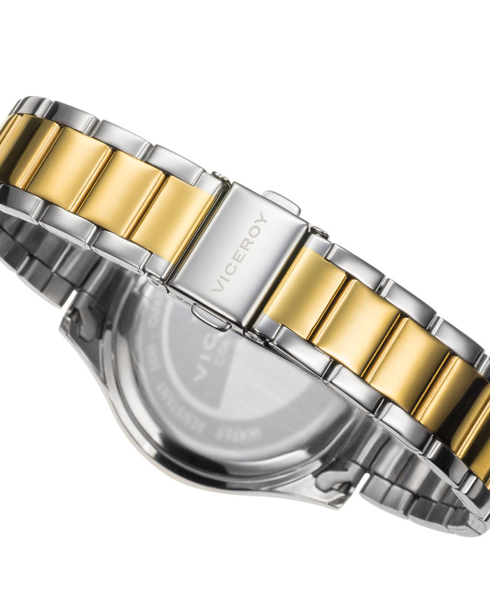 viceroy Reloj de Mujer Viceroy Chic tres agujas de acero bitono con IP dorado y brazalete Rebajas online