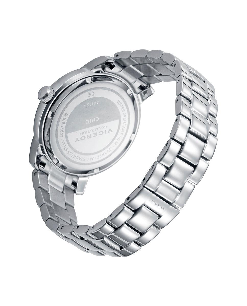 viceroy Reloj de mujer colección CHIC de acero con esfera azul Oferta especial