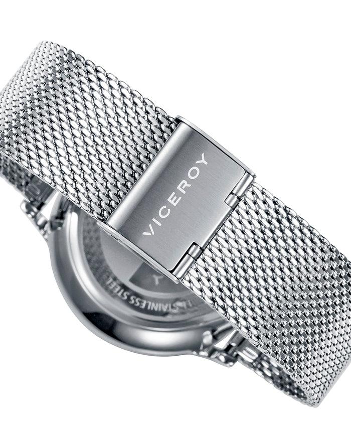 viceroy Reloj de hombre Beat multifunción de acero y malla milanesa Grandes ahorros