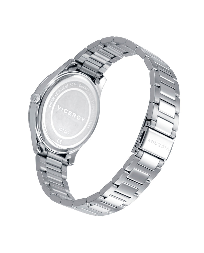 viceroy Reloj de acero para hombre con esfera verde y movimiento de cuarzo Rebajas de fin de temporada