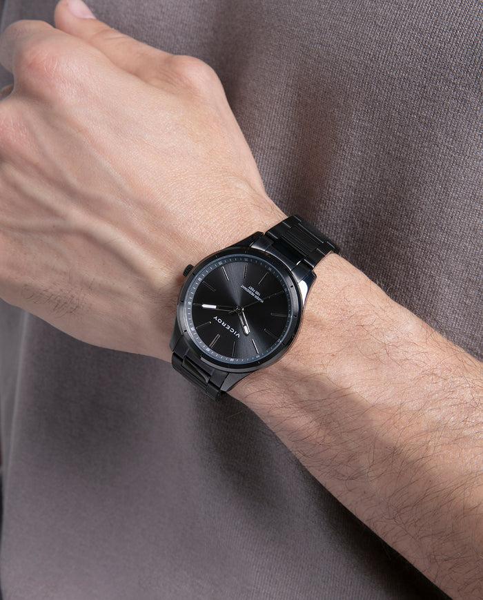 viceroy Reloj de hombre en acero gris con movimiento de cuarzo Devoluciones gratuitas