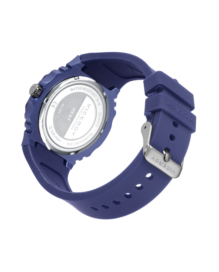 viceroy Reloj de hombre con caja de aluminio y correa de silicona azul oscuro Gran oferta