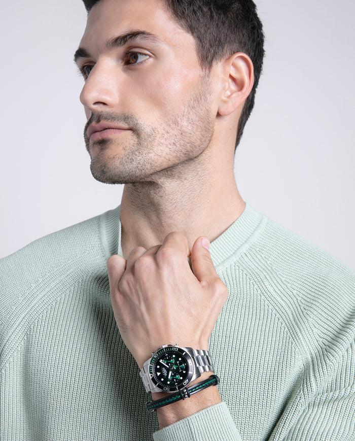 viceroy Reloj caja de acero con bisel de aluminio bicolor en verde y negro Los más vendidos