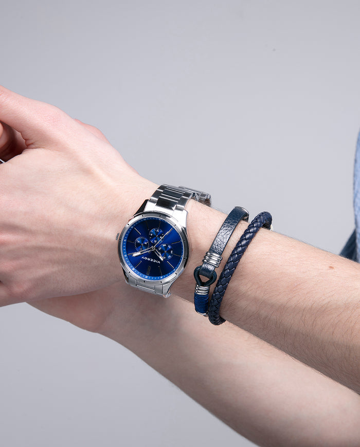 viceroy Reloj en acero con esfera azul con cronógrafo Tienda