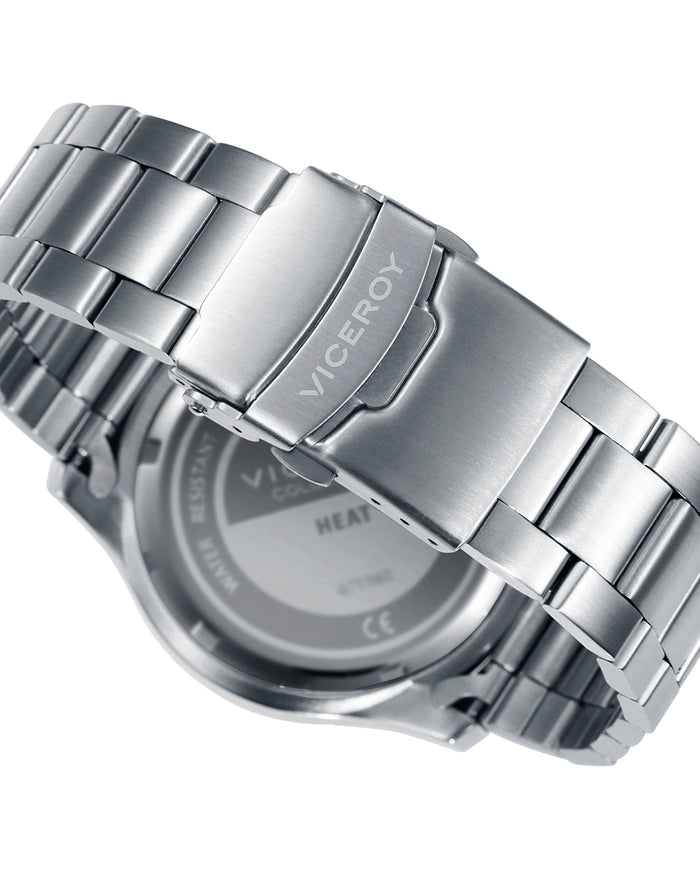 viceroy Reloj de hombre Heat 3 agujas de acero y esfera azul Mejor oferta