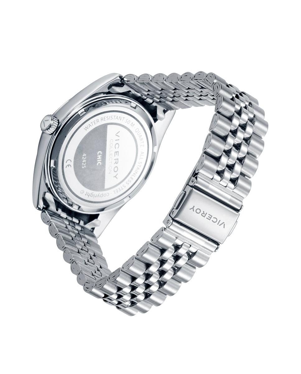 viceroy Reloj de hombre Chic de acero con esfera azul Promoción por tiempo limitado